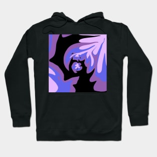 Purple and black IV Hoodie